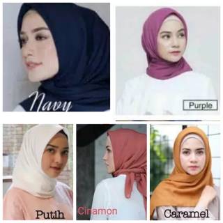 49 Warna  Kerudung Bella  Square  Mocca 