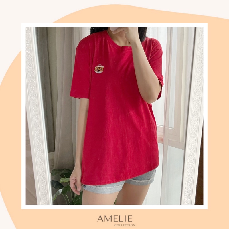 Oversized Tee Kaos Mickey Pooh Barbie Lucu