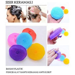 SISIR KERAMAS LENTUR SIKAT CUCI RAMBUT SISIR KERAMAS STYLING HAIR COMB