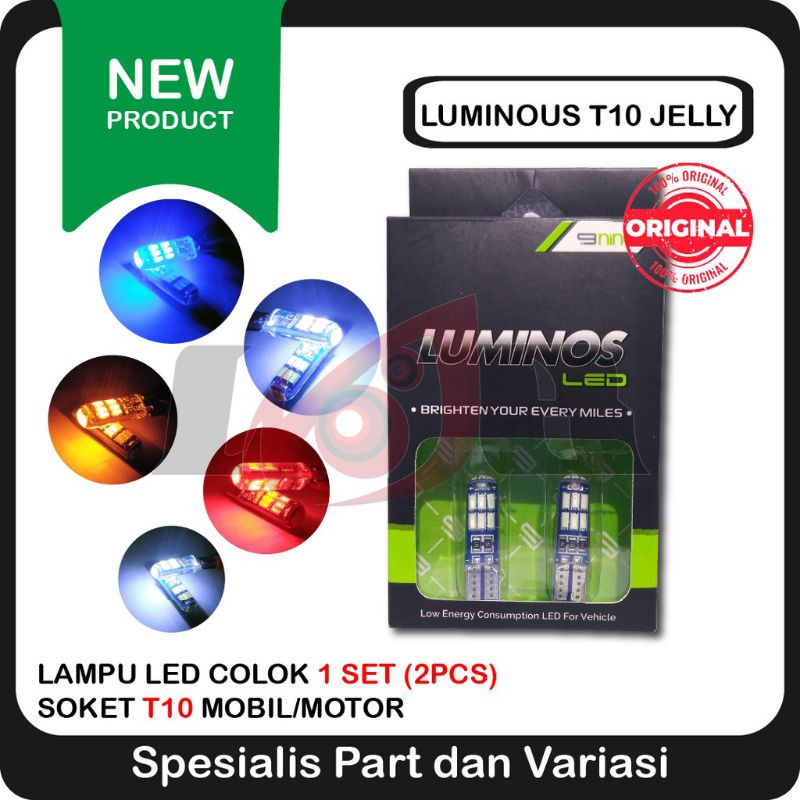 sepasang/2pcs sen jelly senja t10  15led super terang universal