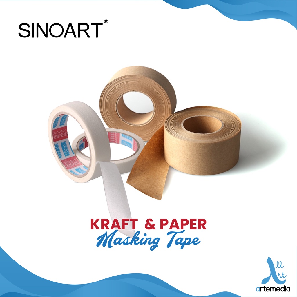 

Sinoart Paper Masking Tape Selotip Kertas