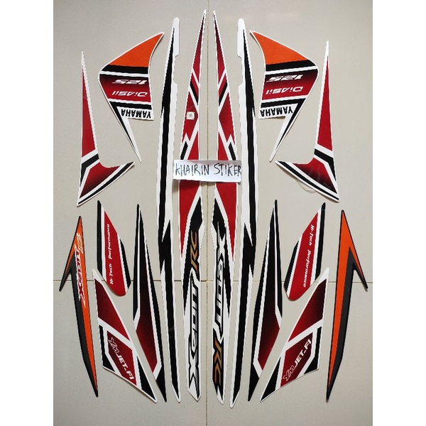 striping stiker Xeon rc 2013 2014 putih