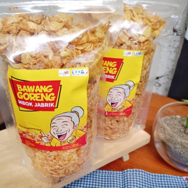 

BAWANG GORENG MBOK JABRIK EKONOMIS KEMASAN 90 GRAM GRADE B