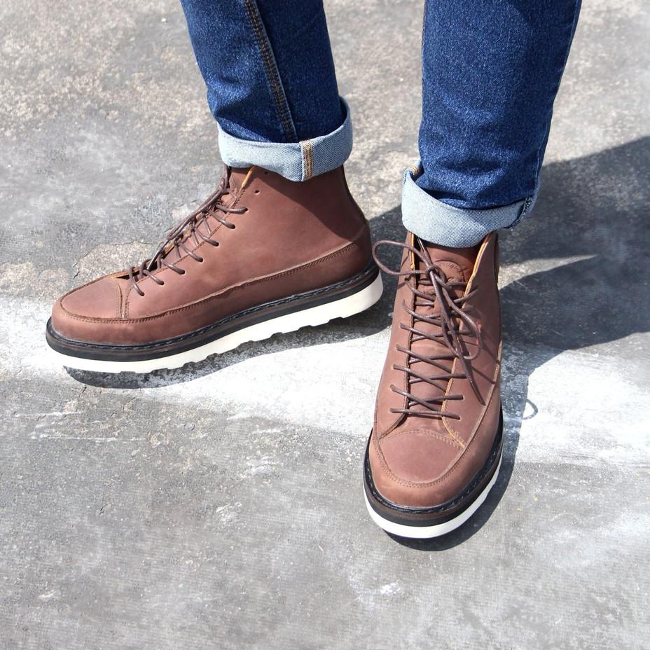 Stok terbatas.. BOOTS CLASSIC CASUAL - ARTHUR BROWN - BRADLEYS FOOTWEAR OFFICIAL