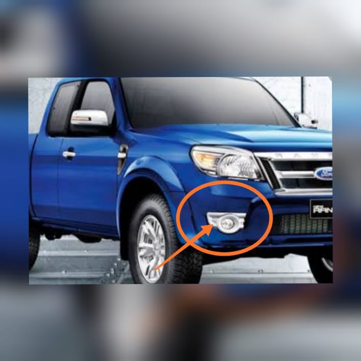 foglamp lampu kabut ford ranger 2009 2010 2011 ford everest cover chrome