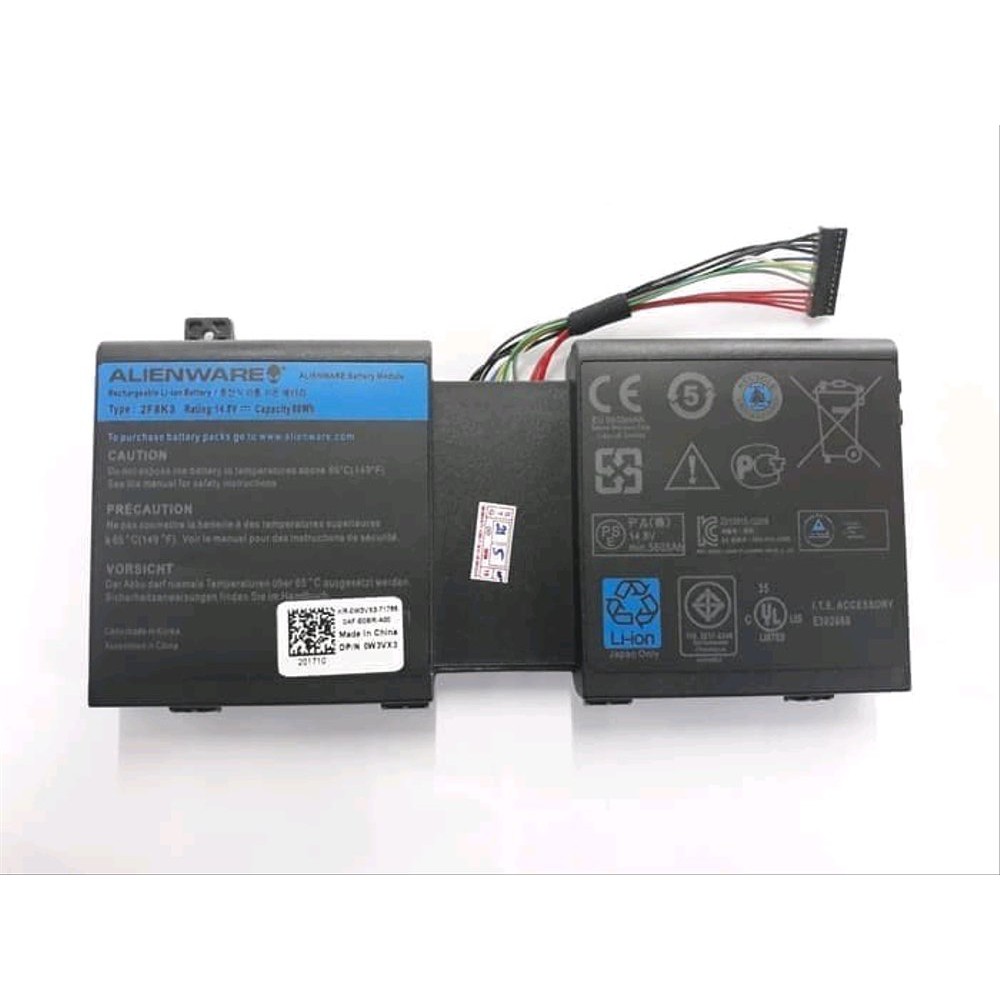 DIJUAL Baterai Dell Alienware 17 18 18X M17X R5 M18X R3 2F8K3 Series Obral