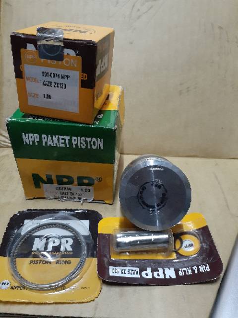 Piston kit kaze zx 130 oversize 100 NPP