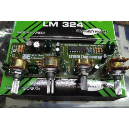 Tone control stereo ic lm324