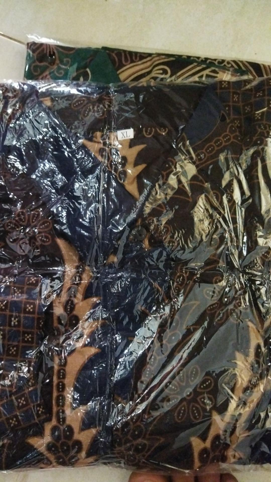 Baju Batik Pria Slimfit Big Size M L Xl Xxl Atasan Kemeja Batik Lengan Panjang