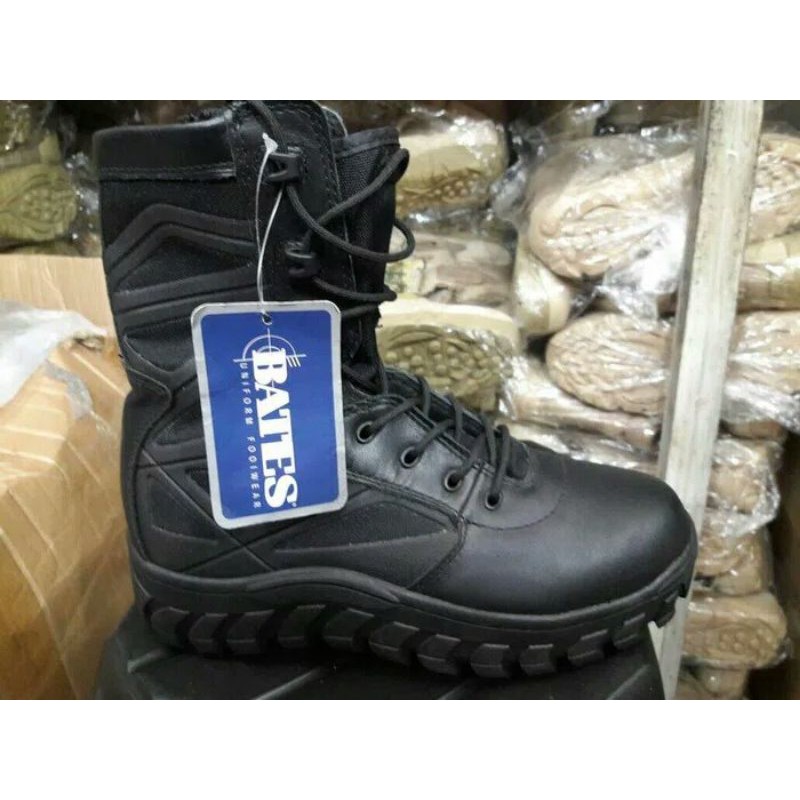 BATES Sepatu Militer Tactical PDL TNI Polri 9inc Tactical Boots