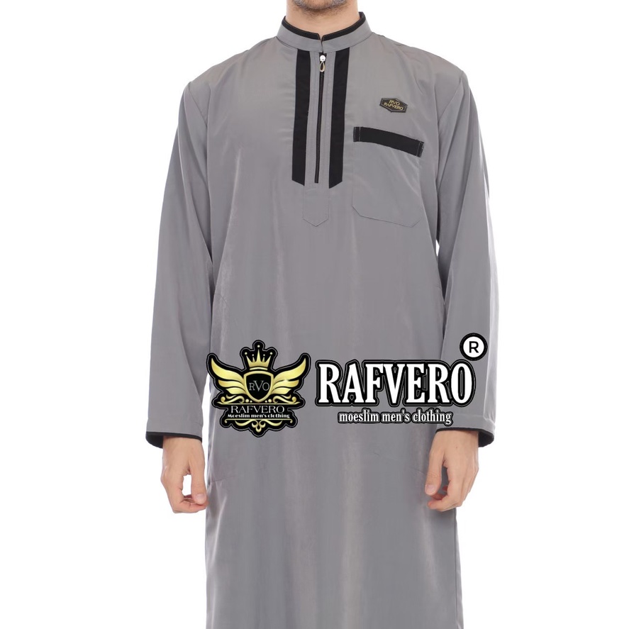 Gamis Jubah Muslim Pria Dewasa Muslim Rayhan Original Rafvero