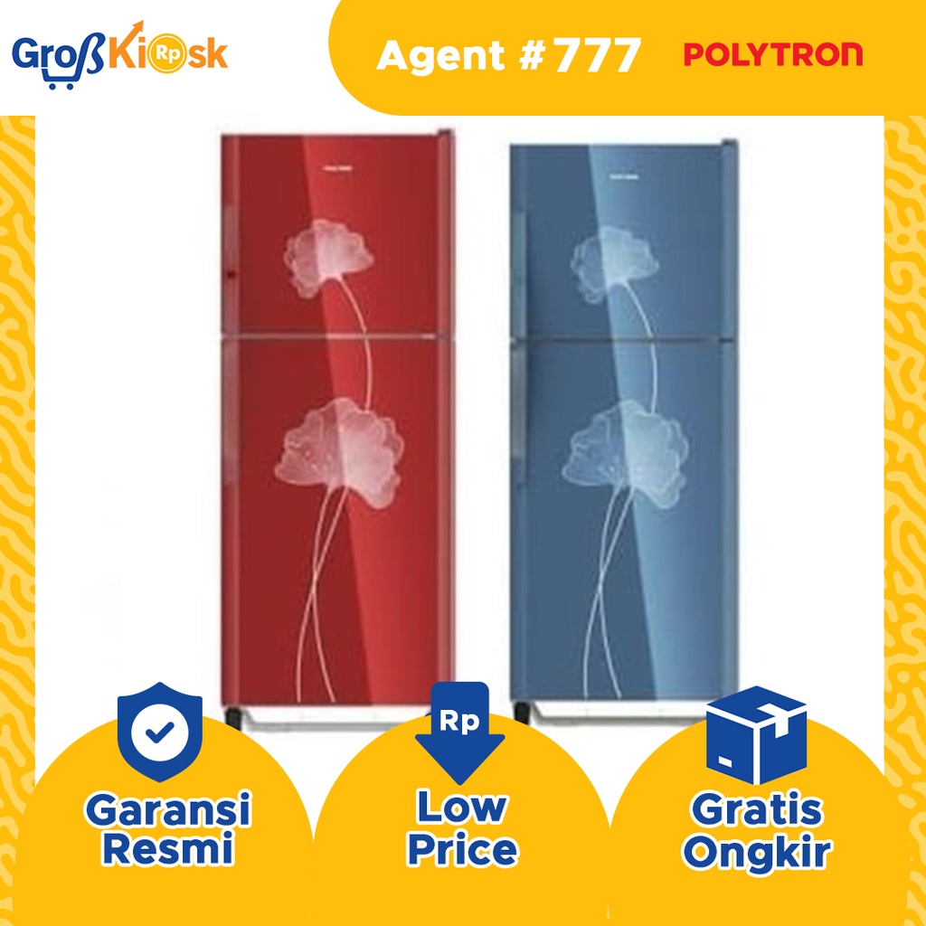Kulkas 2 Pintu Polytron PRM 21 BNR - PRM 21 BNB