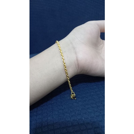 Gelang Medan Lapis emas