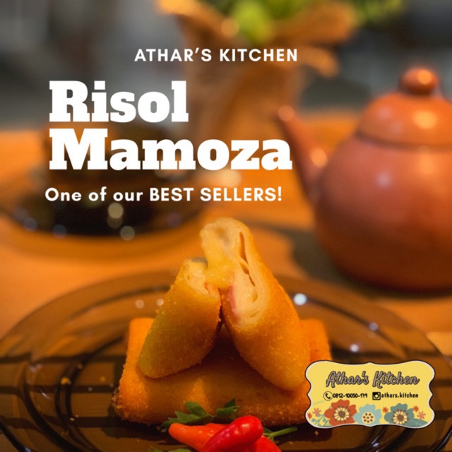 

RISOL MAMOZA (MAYO MOZARELLA) - HOMEMADE