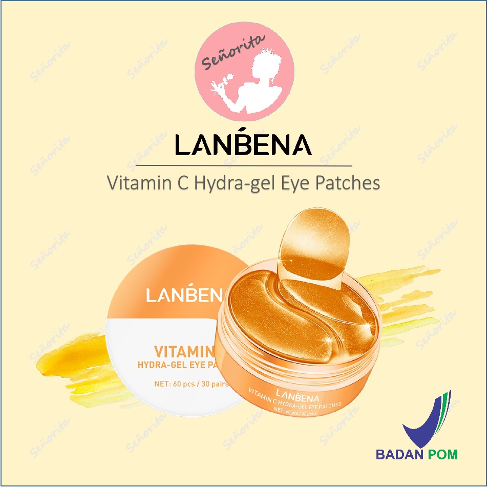 Jual LANBENA Vitamin C/ROSE Hydragel Eye Patches (60pcs) Indonesia