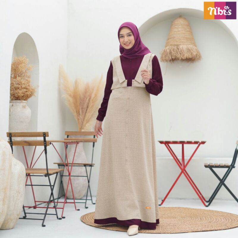 NIBRAS GAMIS TERBARU NB B87||GAMIS  DEWASA NB NB87