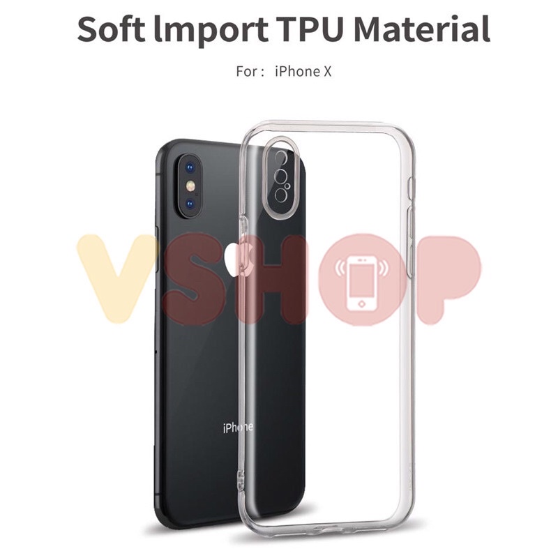 SOFTCASE TRANSPARAN IP X - IP XS PREMIUM CLEAR SOFT CASE