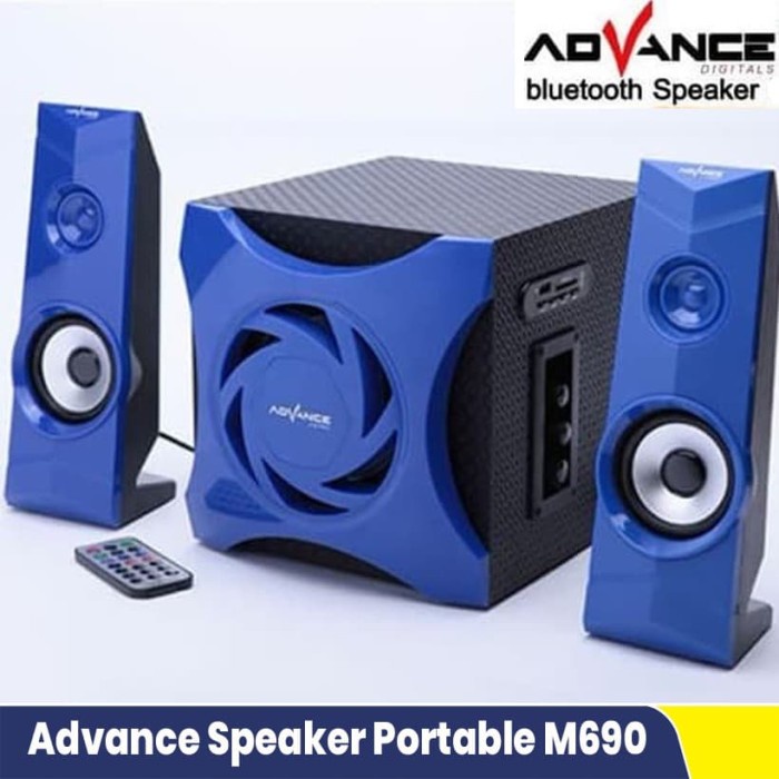 [ M690 FM+BT ] Advance Subwoofer Speaker M-690 FM BT / Speaker Bluetooth / Spaker Dangdut Sedang