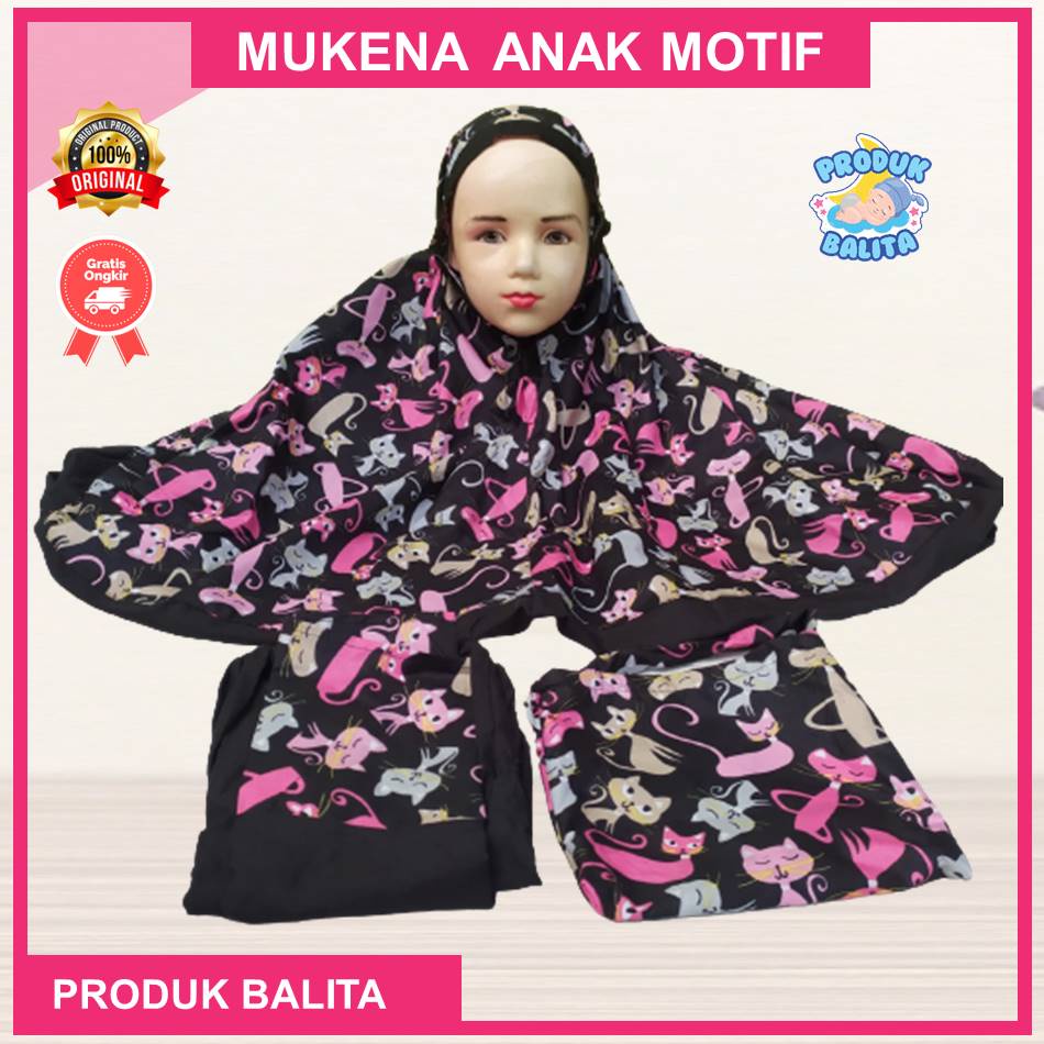 COD Mukena Anak Murah Usia 6-9 Tahun Mukena Anak Perempuan Karakter Terlaris