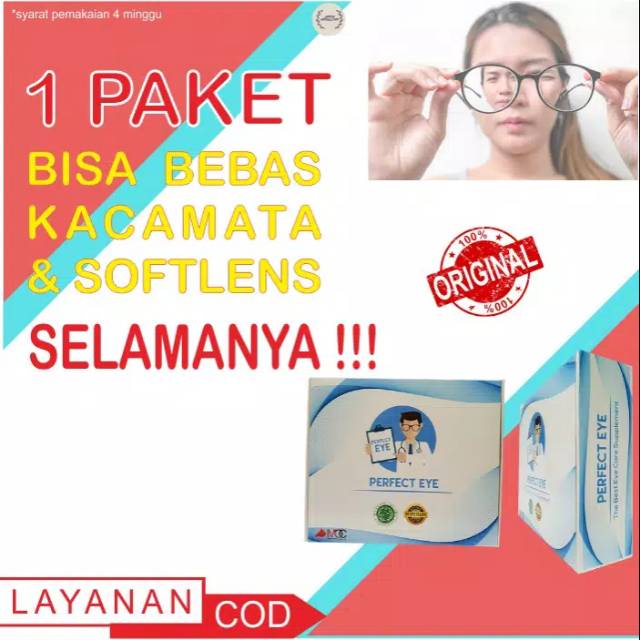 PERFECT EYE COD || Suplemen Mata Minus, Plus, Silinder ||  Garansi ORIGINAL