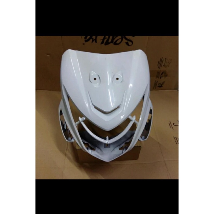 dasi tameng lampu depan honda beat pop warna putih