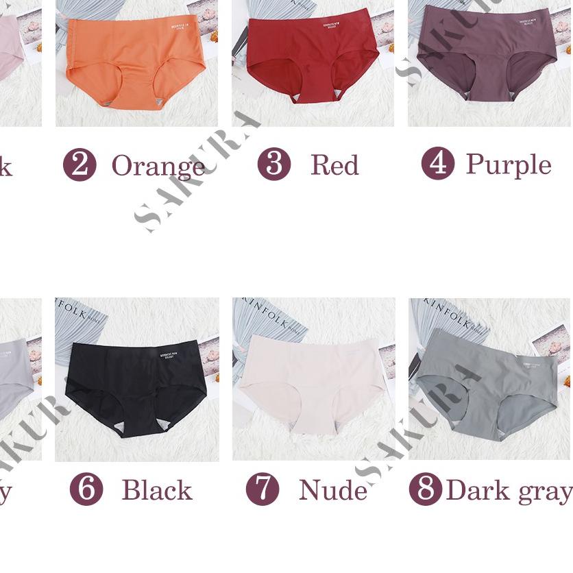 ֍ Sakura Bra Wanita Cup B Model Tanpa Kawat Dengan Bahan Halus Wanita Pakaian Dalam B06 B06P ♥