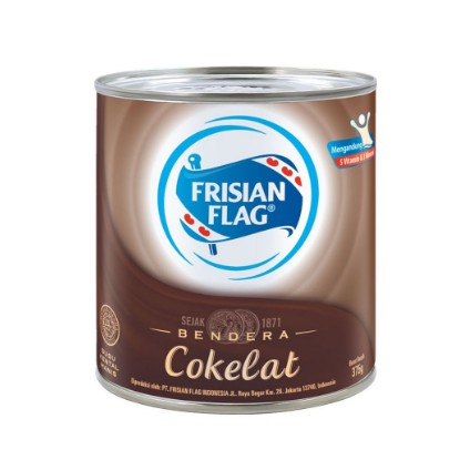 

Frisian Flag Kaleng Coklat 370g / Susu Kental Manis Cokelat / SKM / Susu Bendera Coklat Satuan 370g