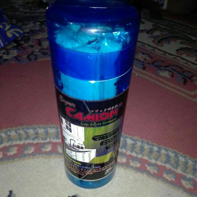 Lap Kanebo Ecer Camion Biru 430x320x3mm Serbet Keset (kode I) Chamois Lap Serat Sintesis Box Biru
