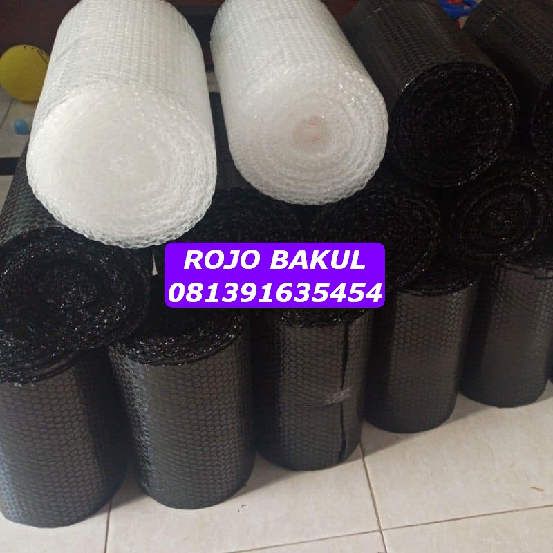 

Bubble Wrap Eceran Uk 20cm x 10m Hitam & Putih