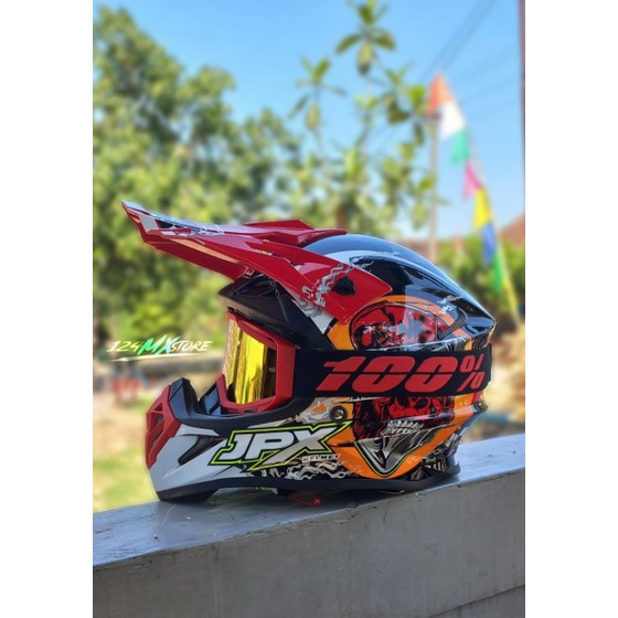 HELMET JPX DAN GOGGLE