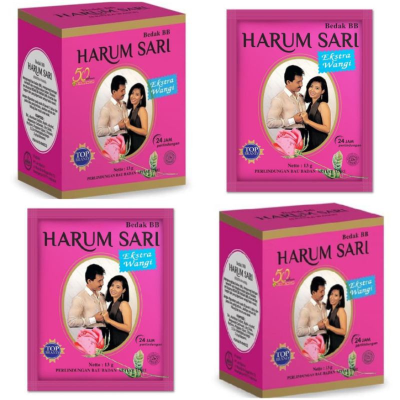 Bedak BB Harum Sari 1 Box isi 10 schet