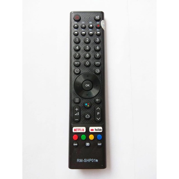 REMOT REMOTE SMART TV LED CHANGHONG / REALME ANDROID TV GRADE ORIGINAL L3H7 L40H7 L32H4 L43H7 LCD