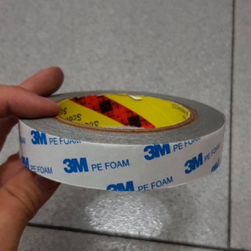 

[AMZ] Doubl tape 3m putih-abu lem bolak balik 3m