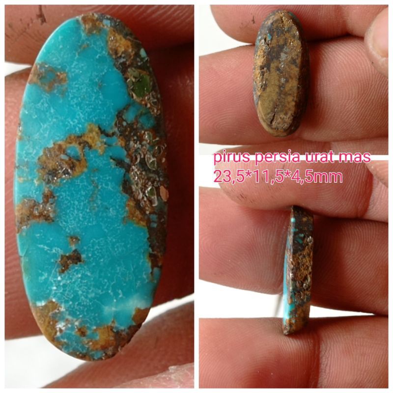 natural pirus persia biru urat mas