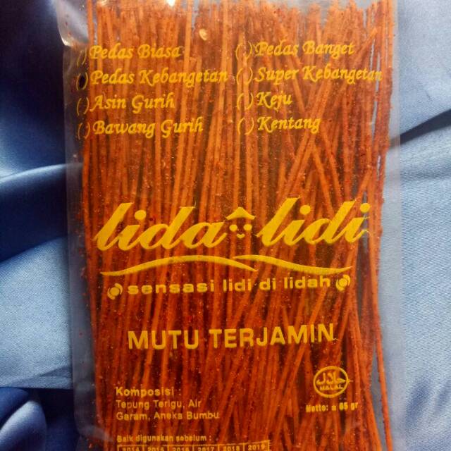

Lidi Pedas Terlaris