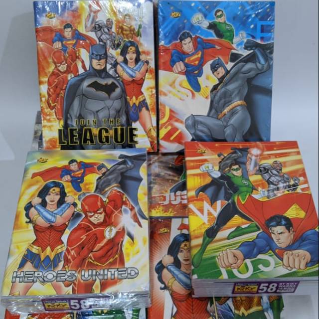 Buku Tulis Kiky warna 58 lembar(10pcs)