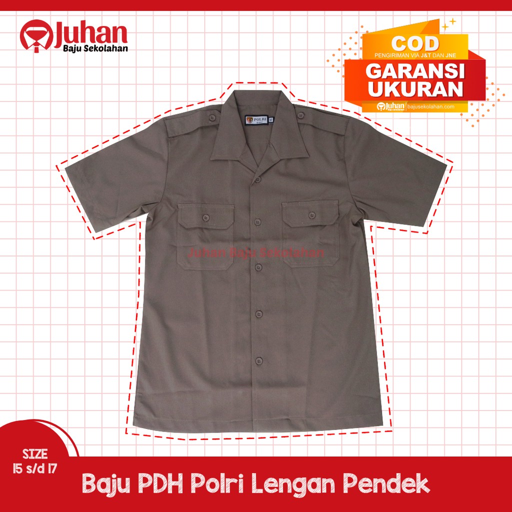 Baju PDH Polri Baju PDH Jatah Polri Baju PDH Polisi Baju PDH Jatah Baju PDH Polri Lengan Pendek