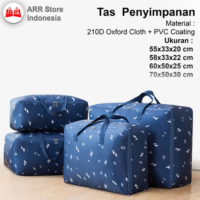 ARR Tas Penyimpanan Jinjing Travel Storage Bag Serbaguna Motif