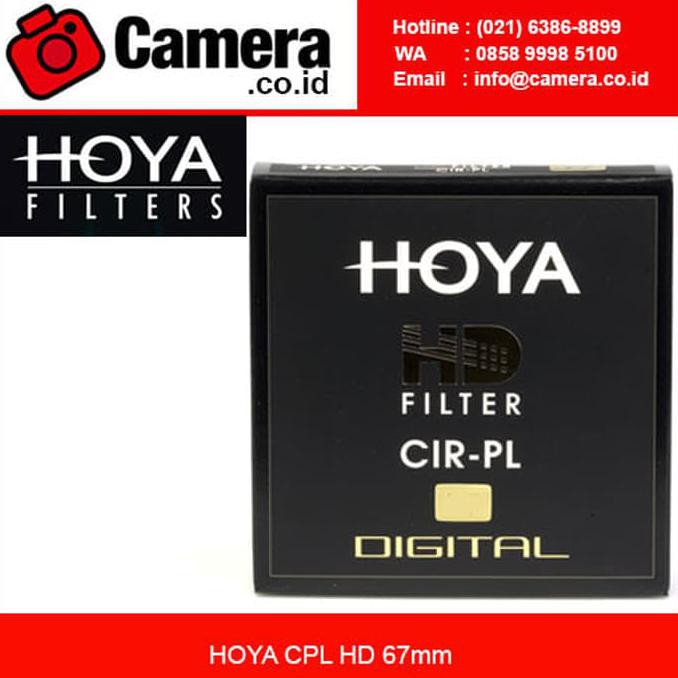 Terjamin - Hoya Cpl Hd 67Mm / Filter Cpl/Filter Hd/Filter Lensa