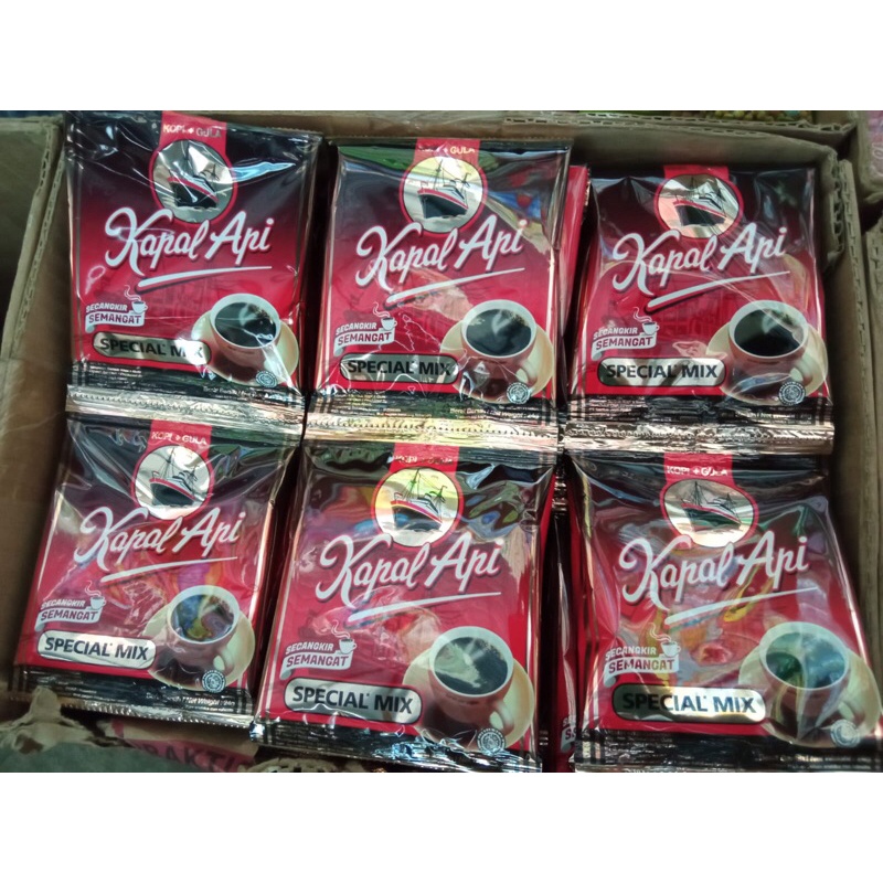 

Kopi Kapal Api Special Mix Renceng 25gr (1 renceng isi 10 sachet)