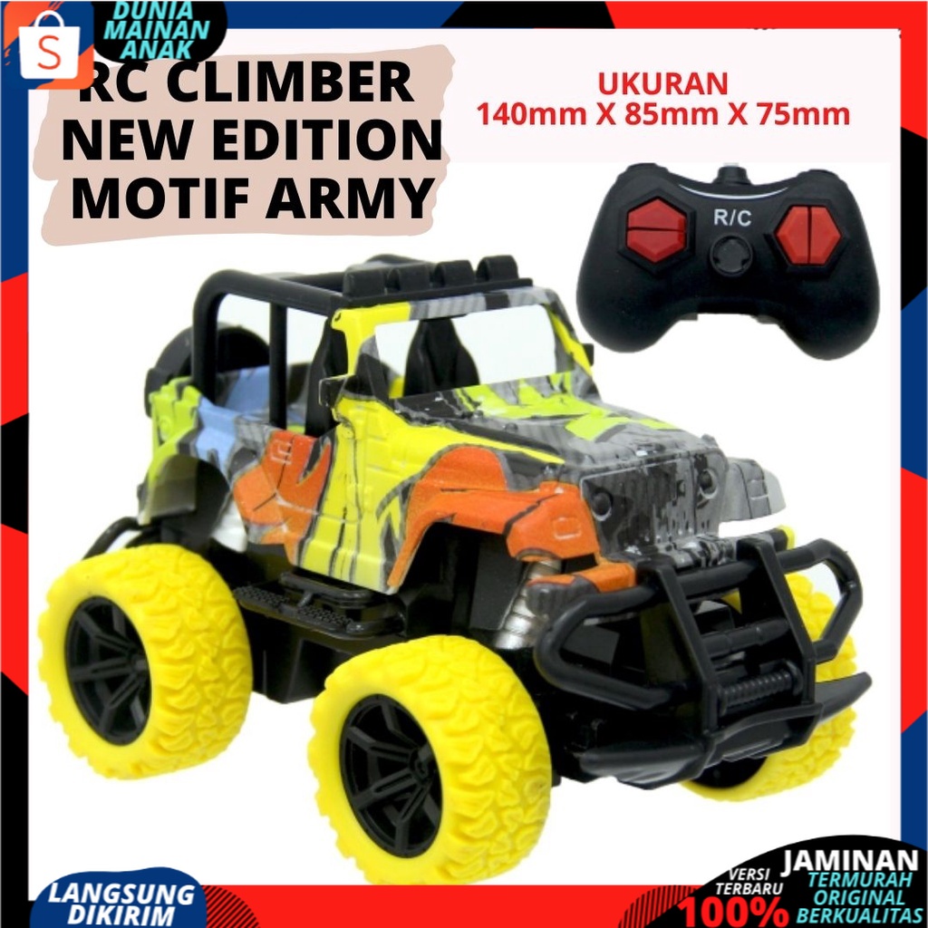 Mainan Mobil Remot Kontrol / RC Rock Crawler Mobil Remote Kontrol Jeep Off Road Mini Climber Car