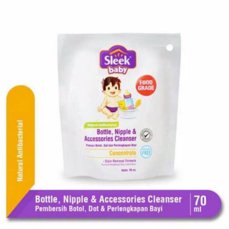 Sleek Baby Pembersih Botol 70ml Liquid Cleanser 70 ml