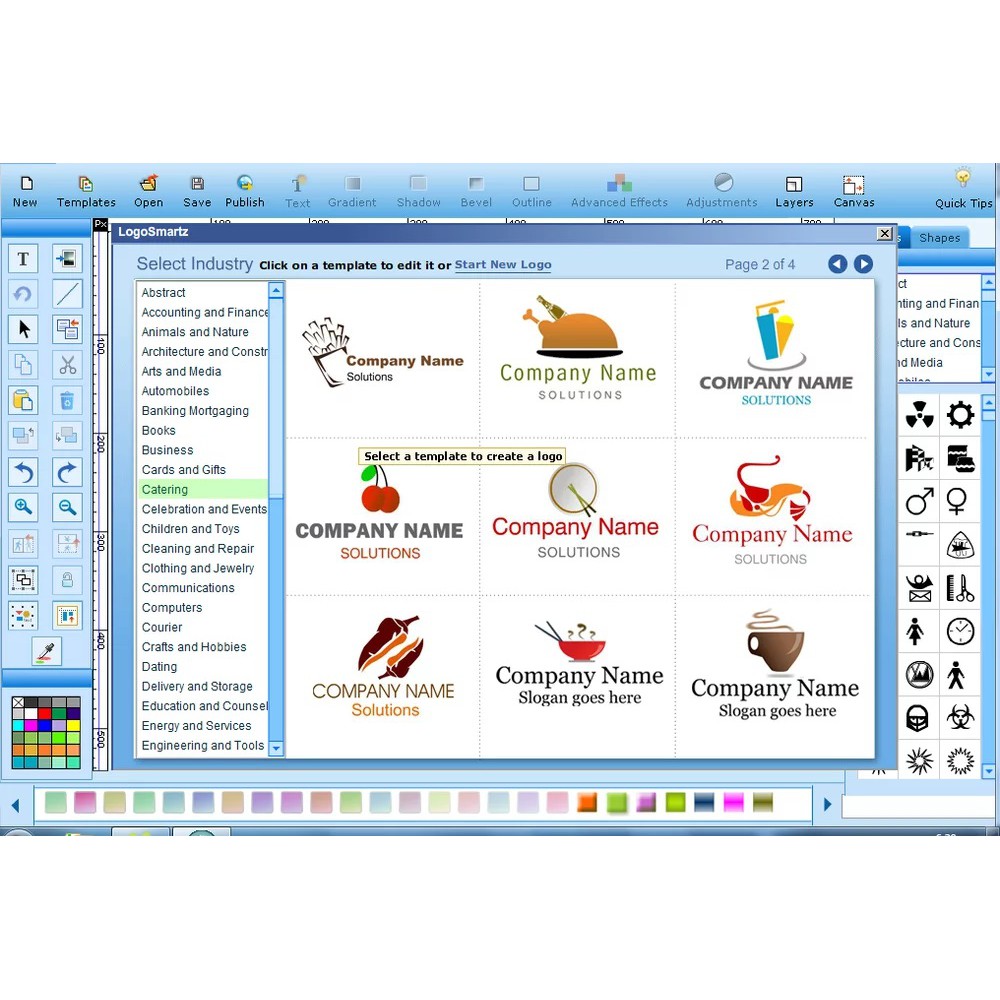 [PAKET] 5000 Template Desain Logo Perusahaan - UMKM - Cafe Kekinian