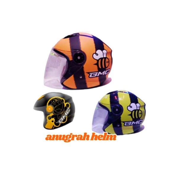 HELM BMC MOTIF ORIGINAL BMC MILAN SNI