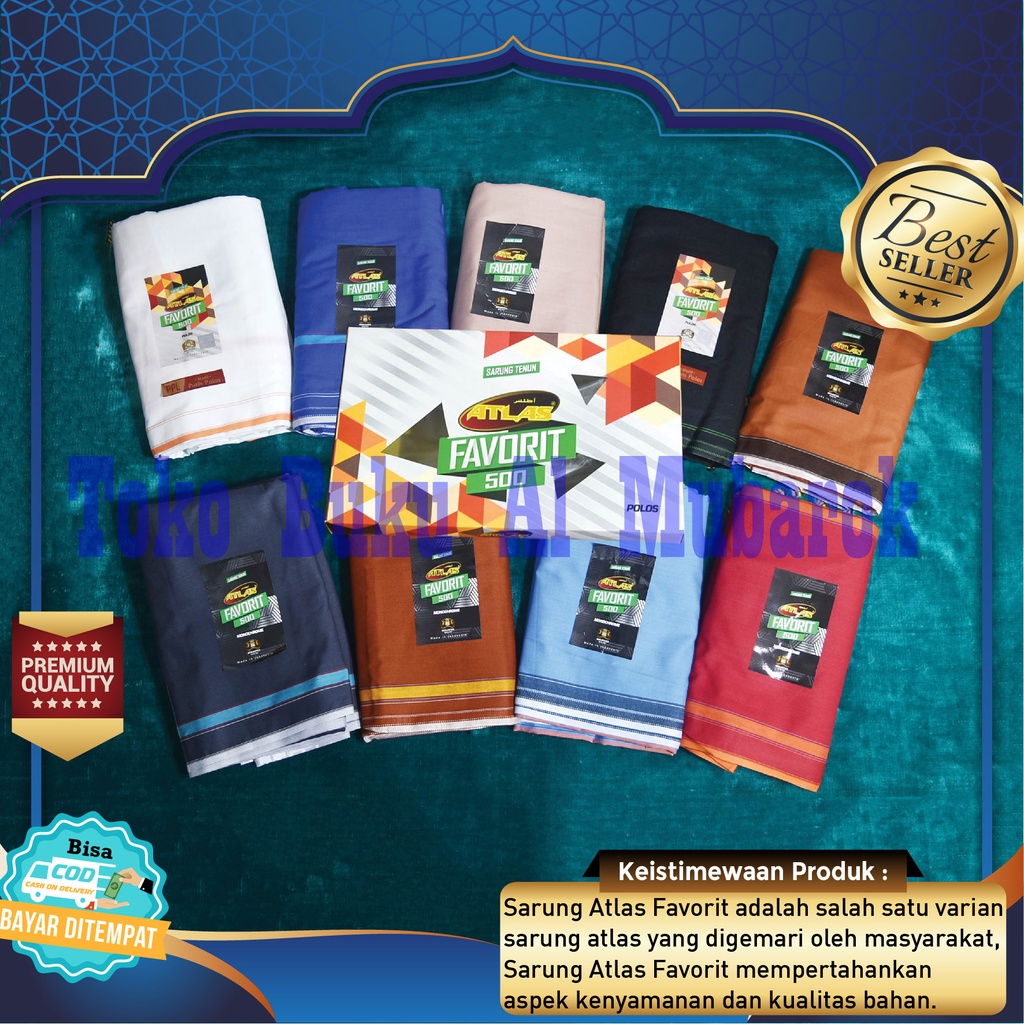 Sarung Tenun Atlas Favorit 500 Polos Dewasa Atlas Hitam Putih Super Premium Kain Pria Grosir Terbaru
