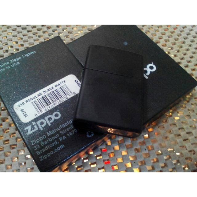 KOREK API ZIPPO MATTE BLACK ORIGINAL
