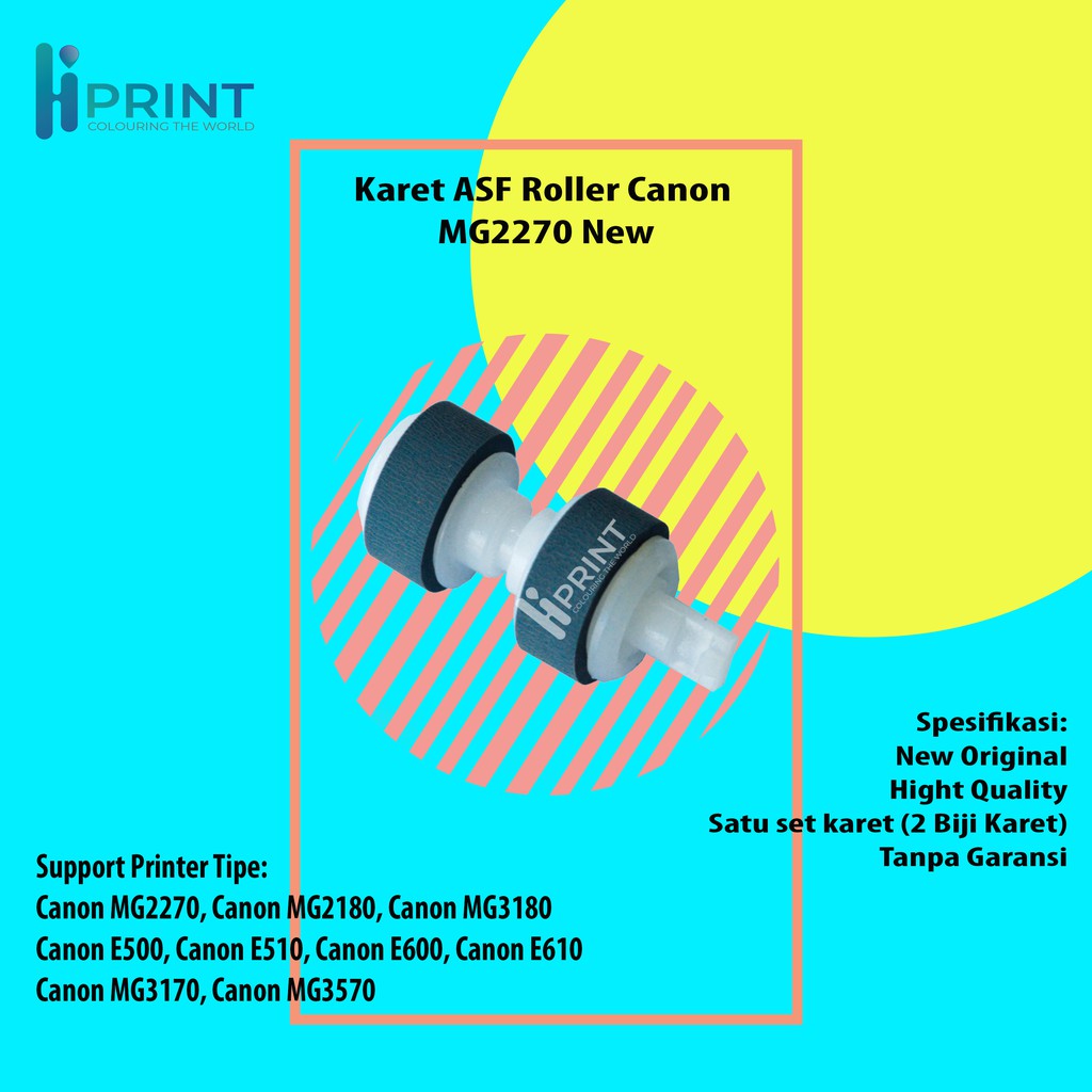 Karet ASF Roller Canon E410 E460 mg2570 Karet Penarik Kertas E460 mg2570 mg2270 New