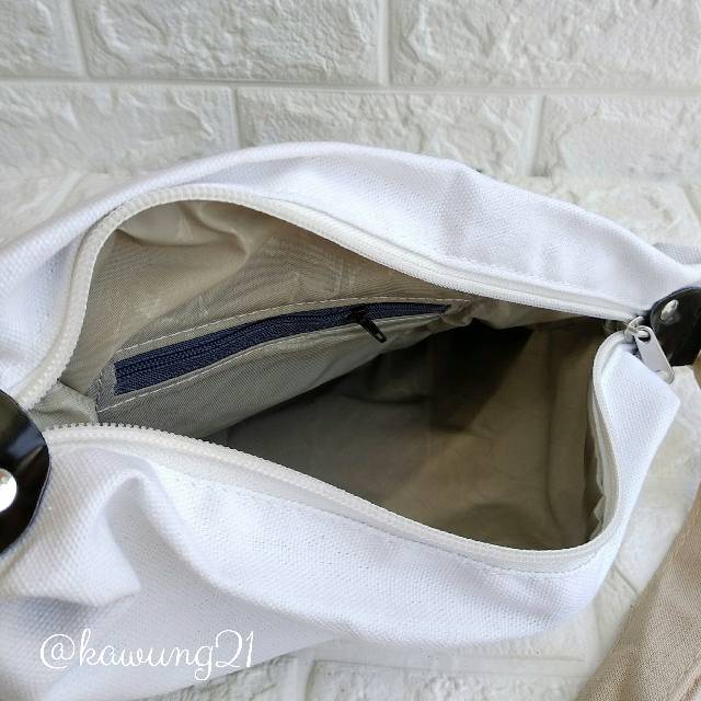 TW1838 Tas Selempang Wanita Kanvas Canvas Kasual Shoulder Bag Warna Warni Cantik