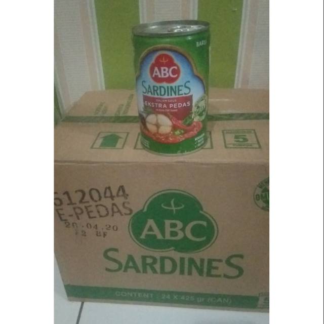 

Murah Meriahhh sarden ABC 425Gr extra pedas/ sarden 425 gram