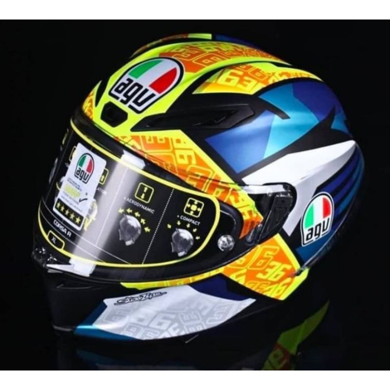 Decal helm full face joan mir